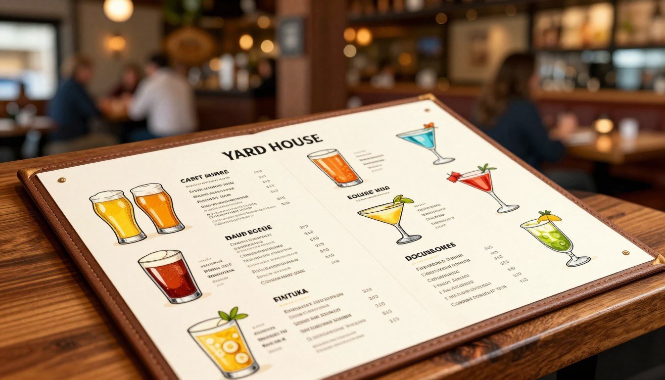 yard house drink menu
