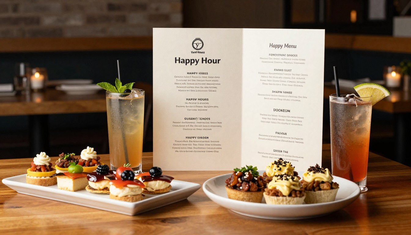 yard house happy hour menu